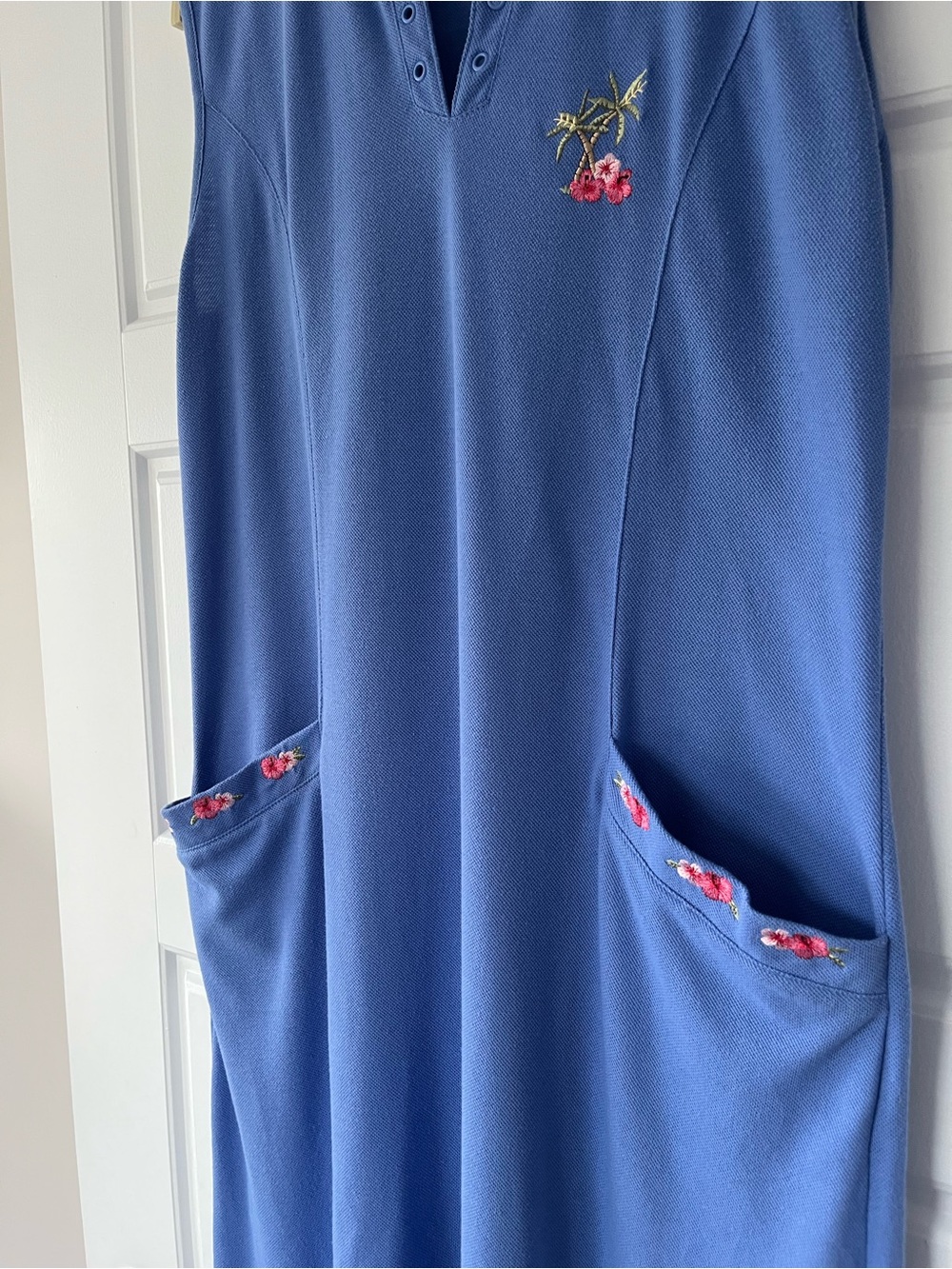 Vintage Embroidered Tabi Summer Vacation Dress